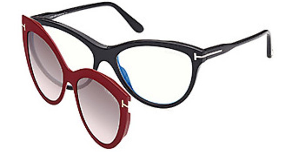Tom Ford 5772B 001 - Oculos com Blue Block e Clip On