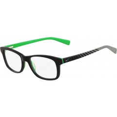Armação óculos Nike Junior Preto Verde