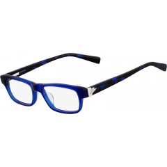 Óculos de grau retangular Nike Azul Havana Original