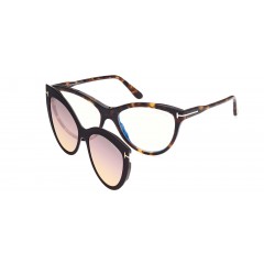 Tom Ford 5772B 052 - Oculos com Blue Block e Clip On